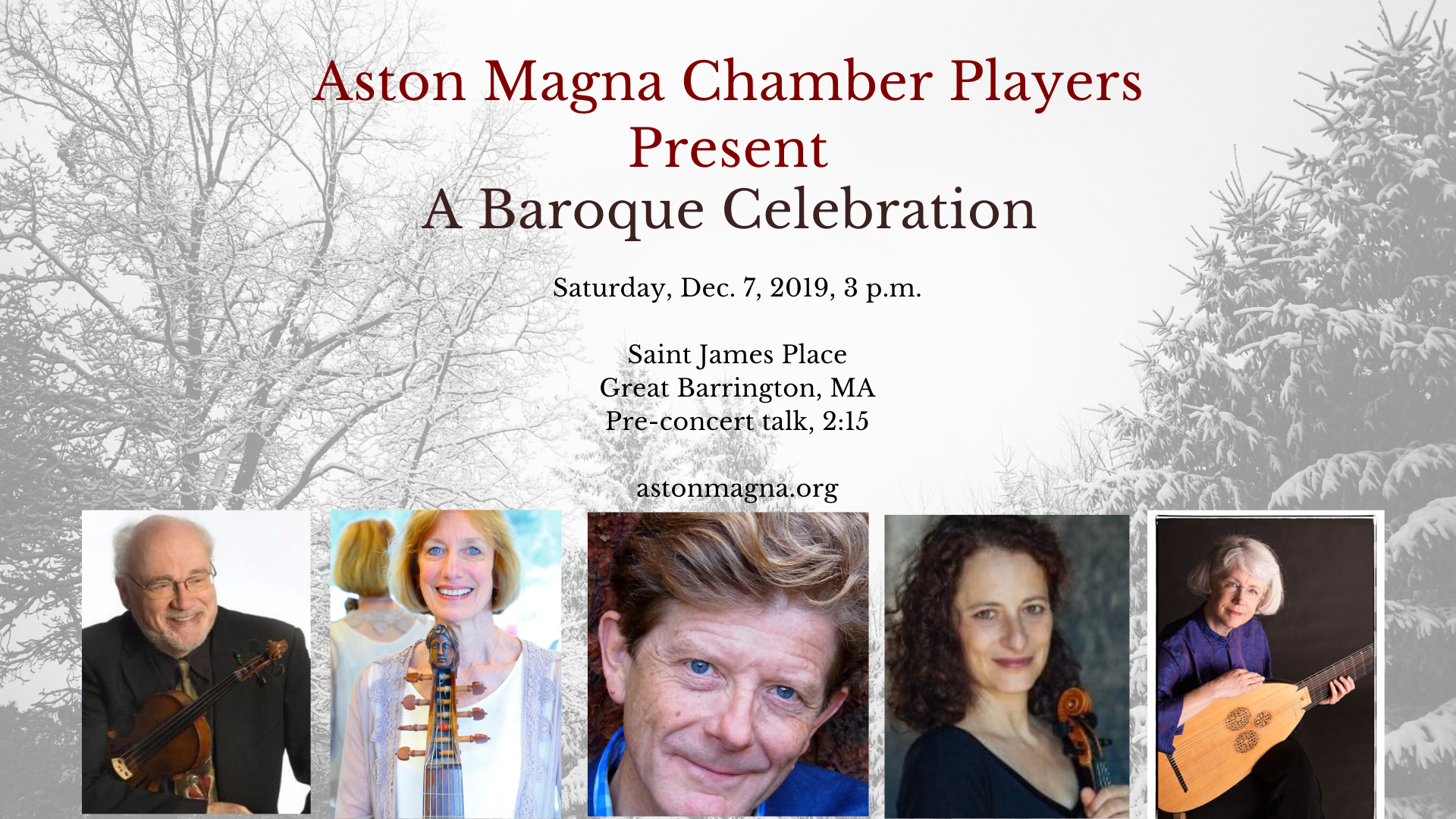 Berkshire Holiday: A Baroque Celebration, Dec. 7